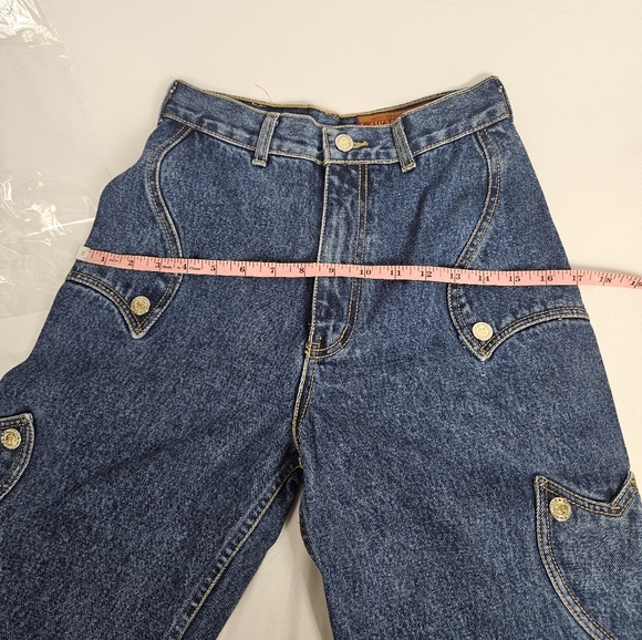 Lawman vintage 90s y2k western rare intricate side design jeans size 3 - Picture 14 of 16